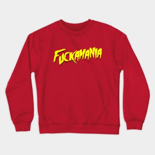 Fuckamania Red and Yellow Crewneck Sweatshirt